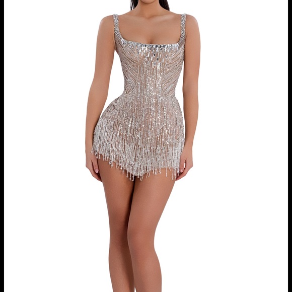 Nova Crystal Mini Dress- Albina Dyla - Picture 1 of 9